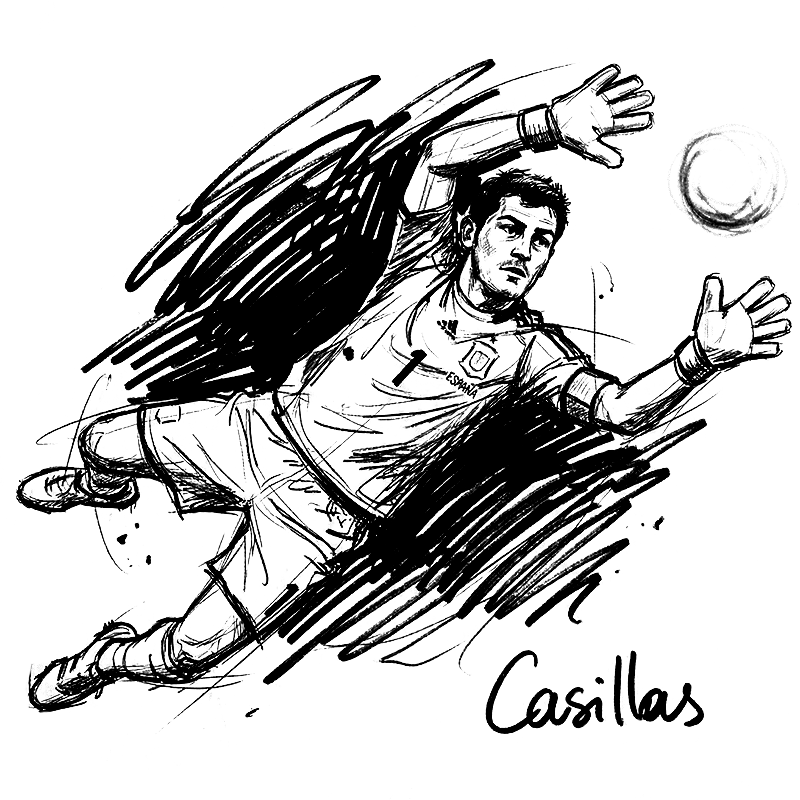 卡西利亚斯线稿