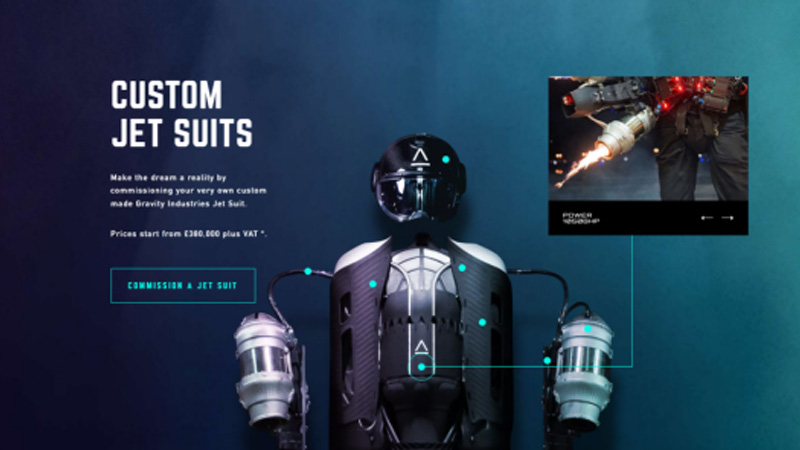 Gravity Jet Suit 产品展示