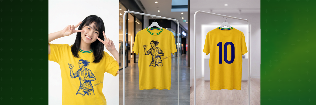 罗纳尔迪尼奥原创T恤设计