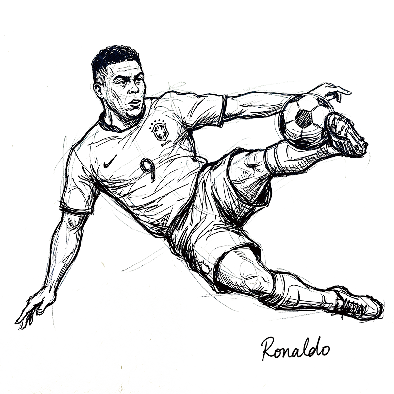 罗纳尔多速写